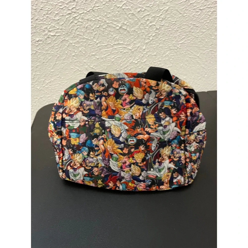 Dragon Ball Z Insulated Lunch Bag Anime Character Collage Cooler Tote NWOT